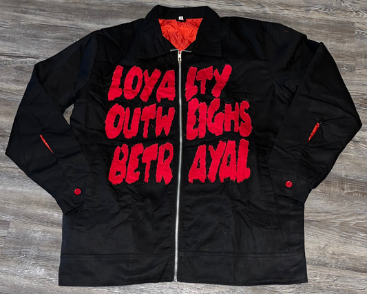 Black with a hint of Red